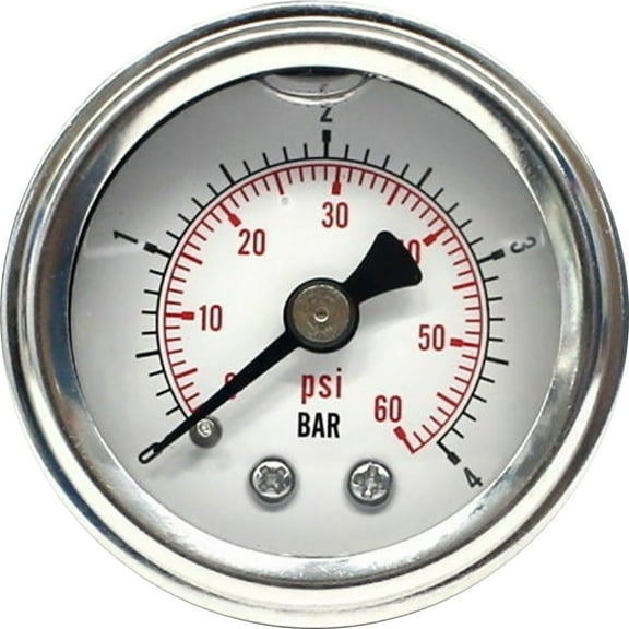 Harddrive - 169702 - Oil Pressure Gauge 60psi White