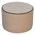 thumbnail image 2 of Round Chestnut Footstool of Solid Wood - Upgrade Living Space Comfort, 2 of 5