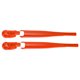 thumbnail image 1 of Cubierta del Brazo del Limpiaparabris Delantero para Jeep Wrangler JL JLU 18-24 y Gladiator JT 2/4 Puertas ABS Naranja, 1 of 6