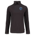 thumbnail image 2 of Women's-Cutter & Buck  Black Sporting Kansas City Coastline Epic Comfort Eco Recycled Funnel-Neck Top, 2 of 3