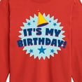 thumbnail image 3 of Instant Message - It's My Birthday - Toddler & Youth Long Sleeve Graphic T-Shirt, 3 of 6