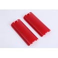 thumbnail image 2 of 2pcs Battery Back Door Cover Shell Replacement for Nintendo Wii Remote Controller (Red), 2 of 3