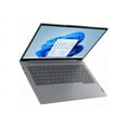 thumbnail image 3 of Lenovo ThinkBook 16 G6 ABP 21KK0004US 16" Notebook - WUXGA - 1920 x 1200 - AMD Ryzen 5 7530U Hexa-core (6 Core) 2 GHz - 8 GB Total RAM - 256 GB SSD - Arctic Gray, 3 of 17