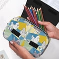 thumbnail image 6 of Goofa Cute Poodle Dog Pattern Double Layer Pen Pencil Case, Protective Large Capacity Storage Organizer Pen Pouch, Office College Supplies for Teens Adults, 6 of 7