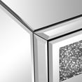thumbnail image 5 of Hassch Modern And Contemporary Mirror Surface With Diamond 3-Drawers Nightstand Bedside Table, 5 of 8