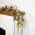 thumbnail image 3 of Ball Ornaments Glittered Artificial Christmas Garland - 5' x 10" - Unlit, 3 of 8
