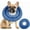 Navy Blue, variant on 1Pcs Dog Recovery Collar, Waterproof Soft Dog Cone After Surgery, Comfy Protective Elizabethan Collar Alternative for Dogs Cats, Adjustable Pet Neck Donut Cone Anti-Licking Biting Wounds 【 Navy Blue】