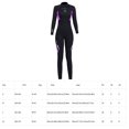 thumbnail image 2 of Trajes de neopreno de 3 mm con cremallera en la espalda Trajes de buceo para surf de cuerpo completo para mujer, 2 of 9