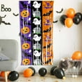 thumbnail image 2 of Tinsel Foil Fringe Curtains, Cute Pumpkins Ghosts Bats Printed Halloween Backdrop Streamer for Party Supplies, Halloween Holiday Celebration Home Decor, 2 of 5