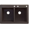 thumbnail image 3 of Transolid Radius 33'' L x 22'' W Double Basin Drop-in Kitchen Sink, 3 of 5