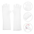 thumbnail image 3 of 1 Paire de Manches de Protection UV pour Bras Manches d'Été Demi-Doigt Manches de Cyclisme, 3 of 8