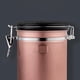 thumbnail image 3 of Recipiente hermético para café con seguimiento de fechas, para refrigerios, frijoles y azúcar. 1500 ml de oro rosa, 3 of 6