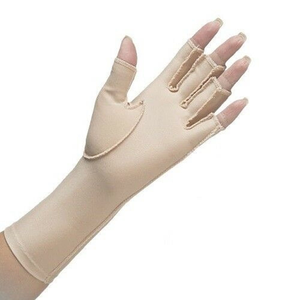 Norco Compression Gloves, Tipless Finger, Over the Wrist, Small, Left