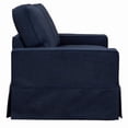 thumbnail image 4 of Sunset Trading Americana Slipcovered Loveseat in Navy Blue Performance Fabric, 4 of 6