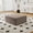 Camel, variant on ODUWA 27.5" Ottoman Seat, Corduroy Upholstered Deep Seat, Comfy Cloud Couch with Movable Ottoman, DIY Combination, Plush Corduroy,Camel