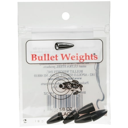 Bullet Weights® Bullet Weight Black, 1/8 oz, 5