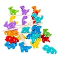 thumbnail image 3 of MERIGLARE Animal Balance Stacking Game Letter Matching Educational Wooden Balance Toys, 3 of 9
