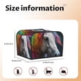 thumbnail image 5 of Fotbe Colorful Haired White Horse for Four Slice Toaster Cover, Fingerprint Protector, Super Soft Appliance Cover And Dust Cover,Bread Dust Cover & Fingerprint Protection, 5 of 7