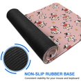 thumbnail image 6 of Long Mouse Pads for Desk,Pink Cow Bell Pattern Desk Mats on Top Of Desks, Desk Mouse Pad Extra Large with 3mm Non-Slip Base and Stitched Edge for Gaming,Office,Work,Home 47.3"x23.6", 6 of 6