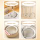 thumbnail image 5 of Aparatos de cocina, Accesorios de cocina, Utensilios de cocina, Herramienta de cocina Tamiz de harina de acero inoxidable Tamiz de filtro de malla de doble capa portátil para el hogar Herramienta para, 5 of 7
