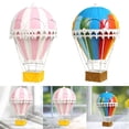 thumbnail image 1 of 2 Adornos de Globo de Aire Caliente de Estilo Retro de Metal para Colgar en La Puerta, Decoración Artística, Accesorios para Fotos, Colgante para El y Macarena Escultura de globo aerostático, 1 of 8