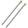 thumbnail image 1 of Pressure Washer Extension Wand 17 Inch Stainless Steel 1/4 Quick Connect Power Lance 2 Pack, 1 of 7