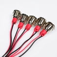 thumbnail image 4 of 5pcs 12mm LED Metal Indicator 110V-220VAC Light Waterproof Signal Lamp (Red), 4 of 6