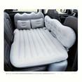 thumbnail image 5 of Premium Car Inflatable Mattress in Black & Beige, PVC Flocking Surface, Foldable & Portable, Comes with Air Pump, Storage Bag, 2 Pillows & Support Blocks, Fits RV, Truck & Car Back Seat, 5 of 14