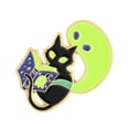 thumbnail image 5 of Fun Specters Stories Enameled Lapel Badge with Glows Effect for Dark Humor Fashion Accessory Gift, 5 of 9
