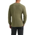 thumbnail image 4 of Wrangler® Men's Long Sleeve Henley Shirt, Sizes S-3XL, 4 of 5