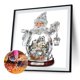 thumbnail image 1 of Cuadros Decorativos 5D bricolaje taladro redondo completo diamante pintura Santa Claus Kit decoración del hogar (NH2728) Tmvgtek embutido en tela, 1 of 8