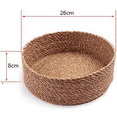 thumbnail image 7 of 2X Straw Woven Basket Laundry Hamper Wear- Snacks Toys Storage Bag Sundries Storage Bins for Dorm, 7 of 7