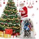 thumbnail image 2 of Astro Bot Bolsa de regalo con cierre de cinta navideño para decoración de Navidad, 20 cm × 31 cm., 2 of 6