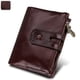 thumbnail image 1 of Cartera de cuero genuino para hombre Cartera de piel de vaca con cepillo antirrobo Cartera casual de cuero Crazy Horse, 1 of 3