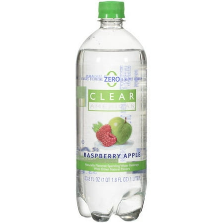 Clear American Raspberry Apple Sparkling Water, 33.8 Fl. Oz.
