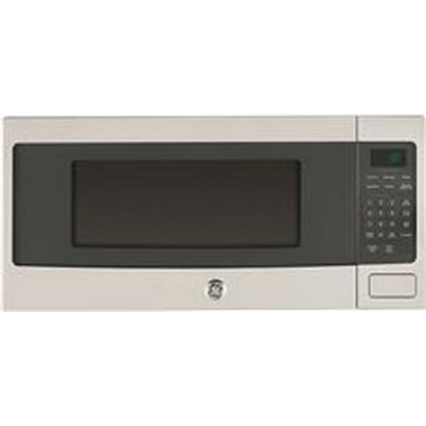 Ge Profile Series 1 1 Cu Ft Countertop Microwave Oven Stainless Steel 800 Watts Walmart Com Walmart Com