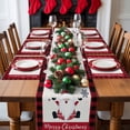 thumbnail image 5 of Christmas Placemats Set of 4, Christmas Gnome Place Mats Snowflakes Red Buffalo Check Plaid Placemat Table Decoration for Kitchen Table Dinner Xmas Holiday Party Home Decor Indoor Outdoor 13x19 Inch, 5 of 9