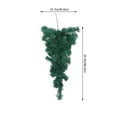 thumbnail image 2 of LABSERRON Artificial Plants Home Decor Christmas Pendant Green PVC Iron 1Pack 35x16in, 2 of 10