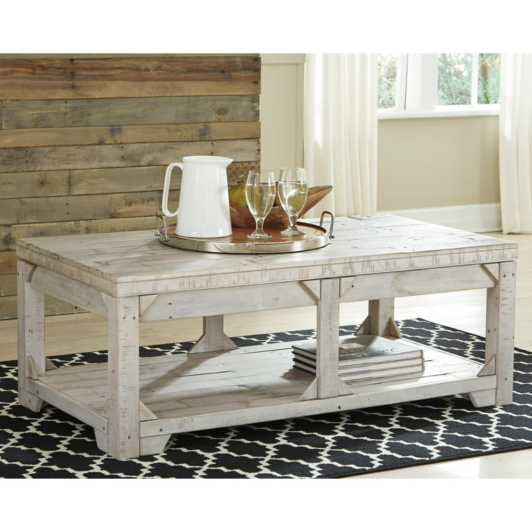 Fregine Coffee Table - Whitewash Fregine Coffee Table - Whitewash
