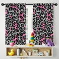 thumbnail image 5 of Blackout Kids Curtains,Gray and Pink Of Leopard Print Childrens Insulated Curtains Set Of 2,Bedroom Essentials,Toddler Room Decor 42"x54", 5 of 5