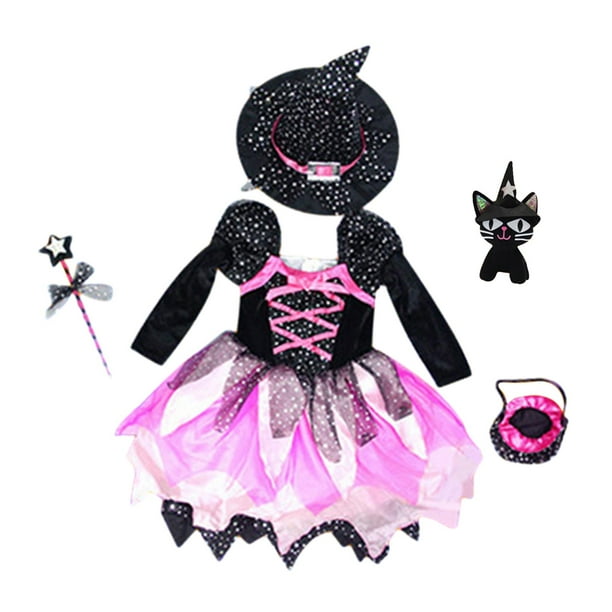 Disfraz de de Halloween para niñas, traje de vestido de princesa