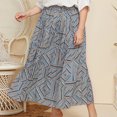 thumbnail image 4 of IROINNID Mid Comfort Waist Skirt For Women Summer Plus Size Geometric Pleated Loose Comfortable Casual Skirt Print Skirt, 4 of 4
