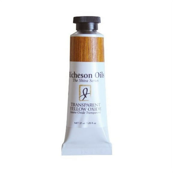 Shiva Signature Artist Oil Color - Transparent Yellow Oxide, 1.25 oz Tube
