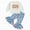 H154-White, variant on TOWED22 Infant Kid Girl CartoonFall Winter Clothes Set 2pcs Long Sleeve Soft Sweatshirt and Elastic Waist Joggers Outfits Clothing(White,12-18 M)