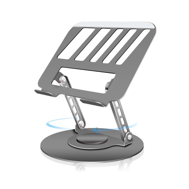 Soporte para laptop ZSAUTHREE giratorio 360°, ajustable y plegable