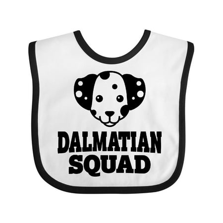 

Inktastic Dog Dalmation Squad Gift Baby Boy or Baby Girl Bib