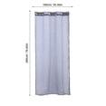 thumbnail image 2 of VERDANVERSE Rideau de Porte Poignée Fibre de Polyester Protection de la Vie Privée Voile Drapé pour Décoration Intérieure 1Ensemble, 2 of 5