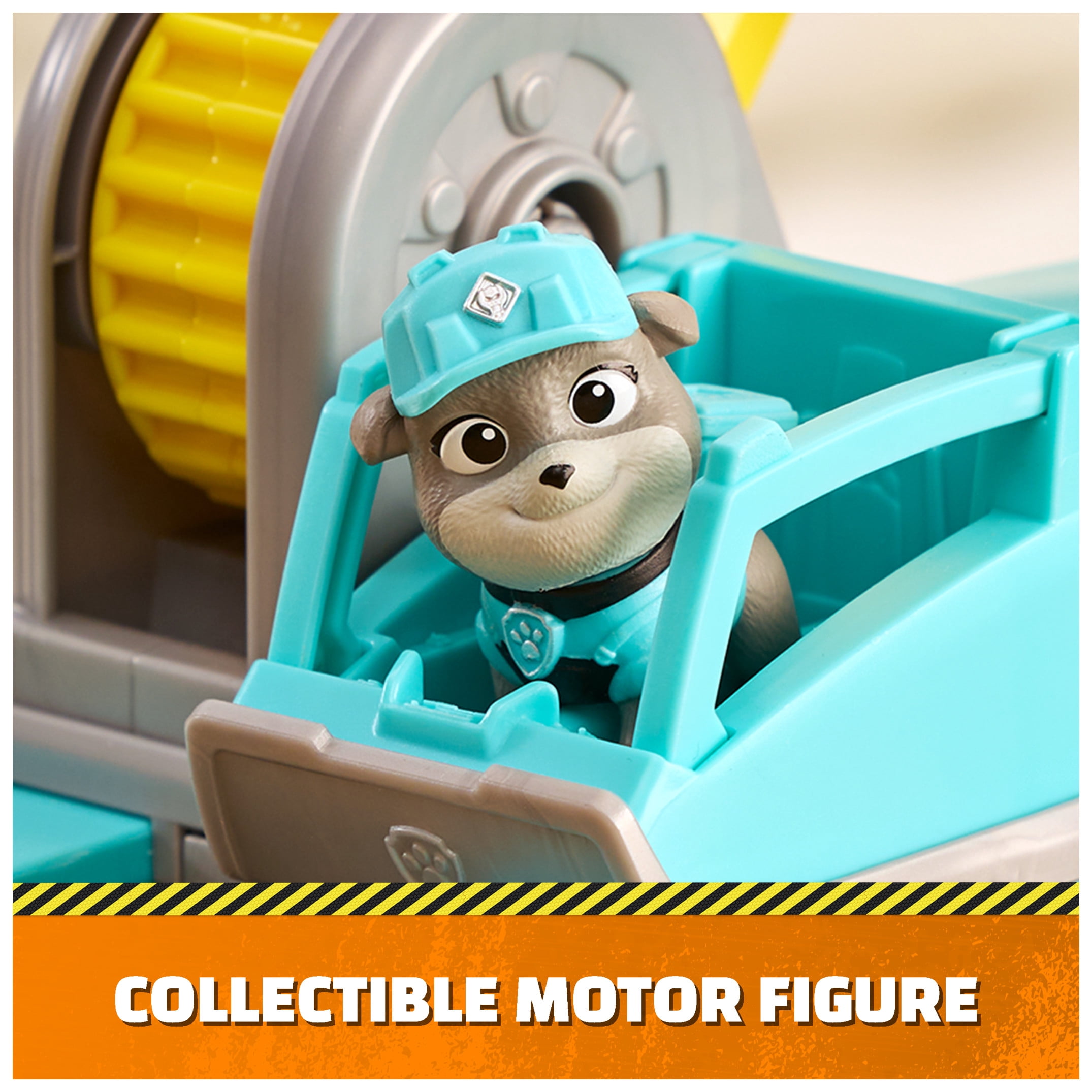 PAW Patrol, Rubble & Crew Motor Mega Hammer Vehicle and Figure, for Ages 3 and up