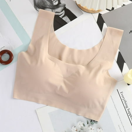 

Women Seamless Wireless Push Up Sports Bra Bralette Brassiere Yoga Vest Crop Top