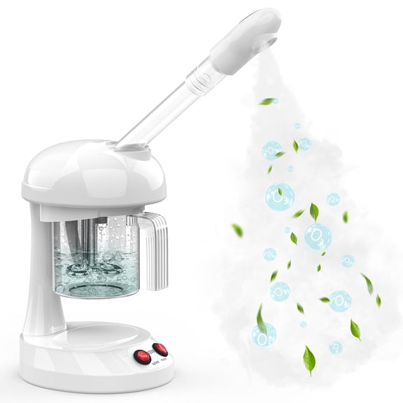 Facial Steamer - TASALON Ozone Face Steamer for Facial Deep Cleaning, Portable Facial Steamer with Removable Water Tank, Nano Ionic Face Steamer for Home Salon Spa or Personal Care